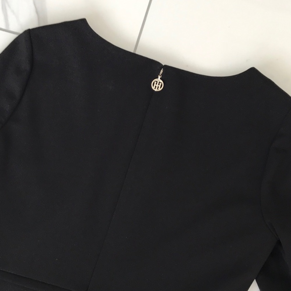 Tommy Hilfiger Black Bell Sleeve Dress - Picture 10 of 14